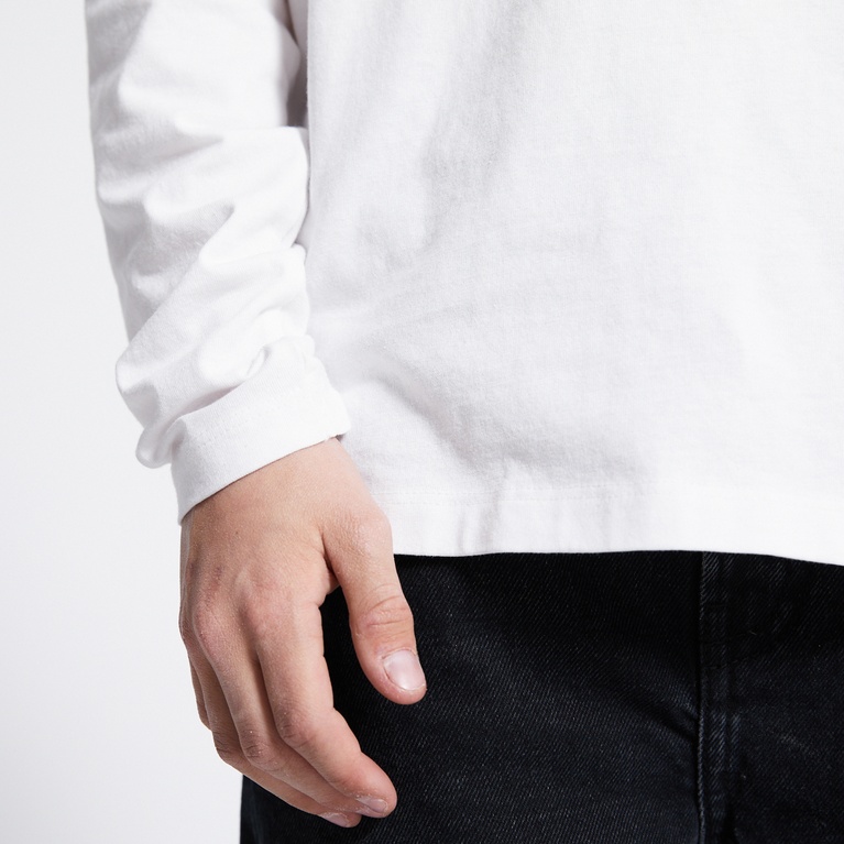 Long sleeve tee "Kim" White